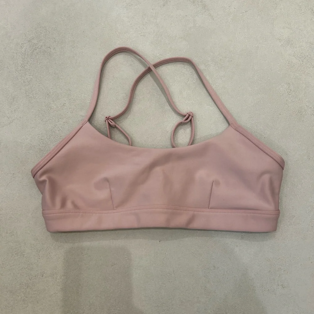 ALO Pink Sports Bra - Picture 2 of 4